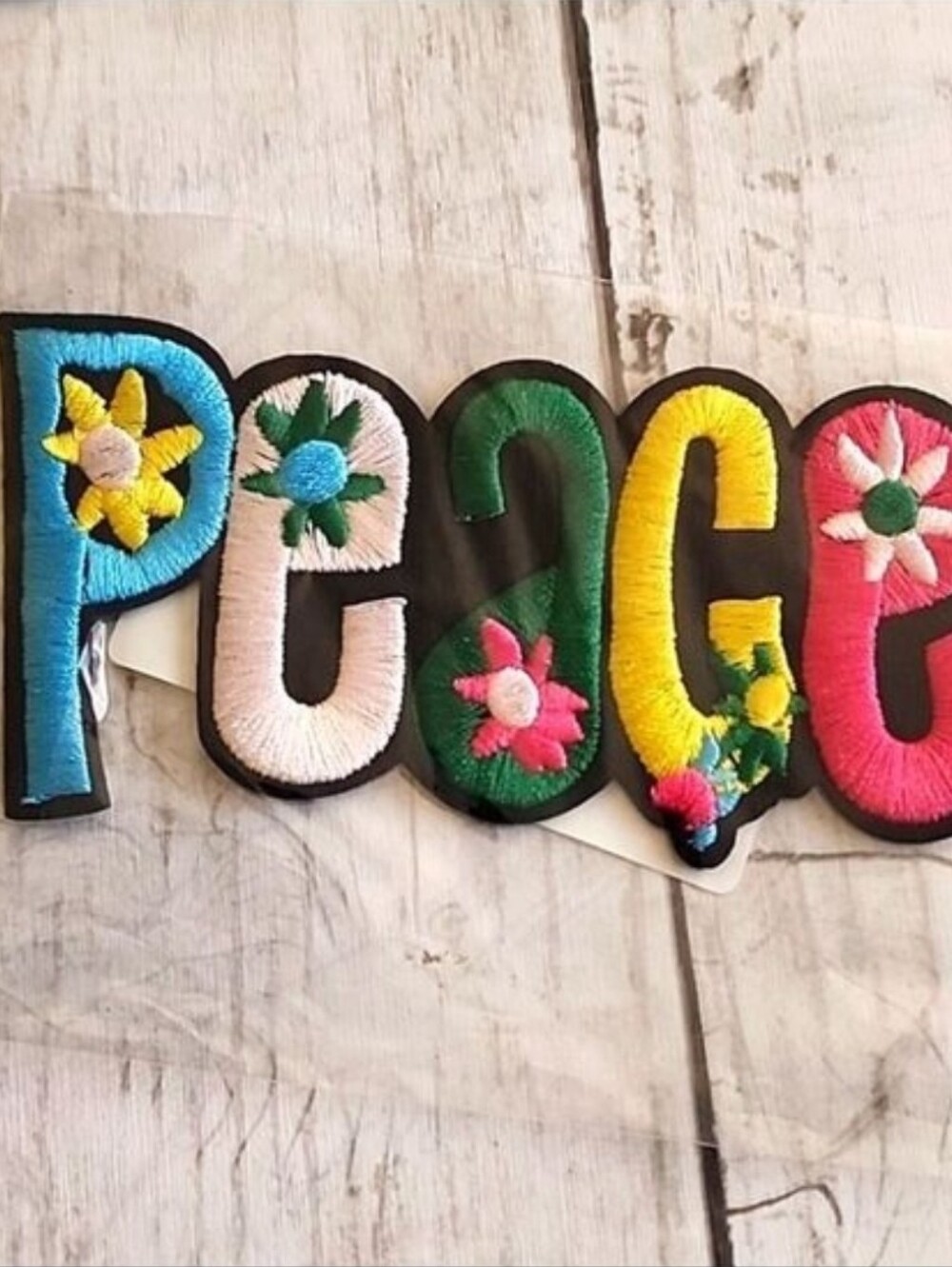 Peace Iron On Patch